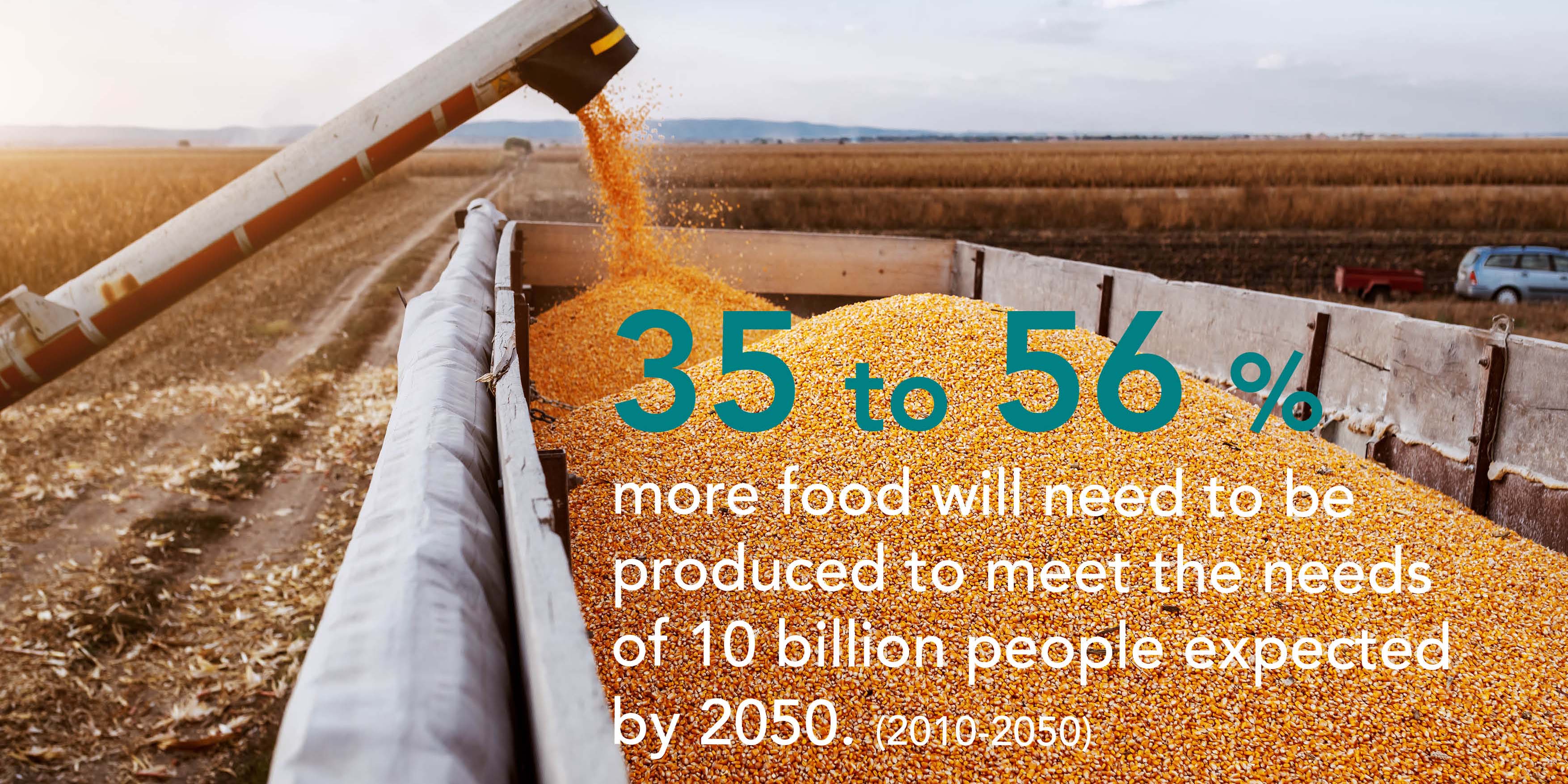 More people need more food.